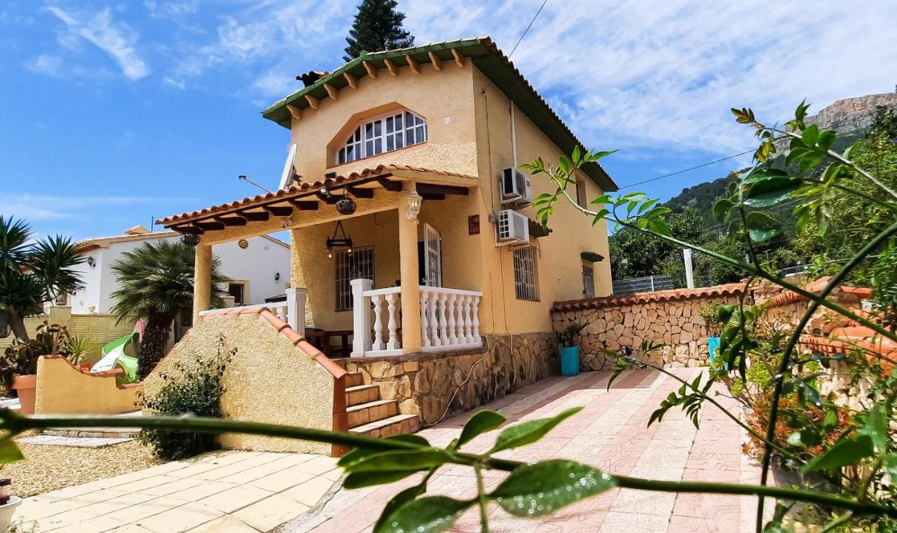 Calpe Chalet Privado Piscina A 5Min De La Playa Y Centro Jacuzzi Barbacoa Wifi Aire المظهر الخارجي الصورة