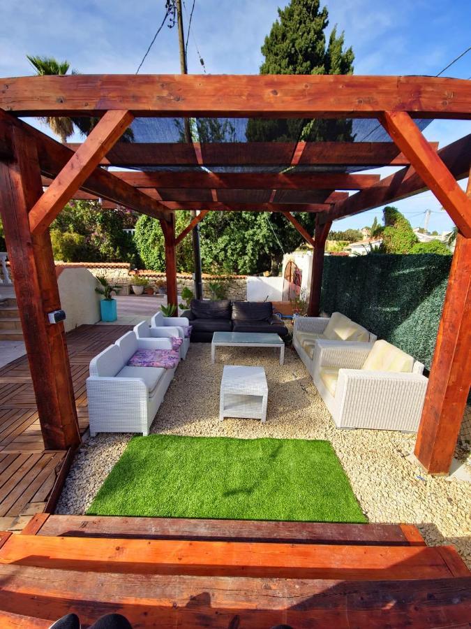 Calpe Chalet Privado Piscina A 5Min De La Playa Y Centro Jacuzzi Barbacoa Wifi Aire المظهر الخارجي الصورة