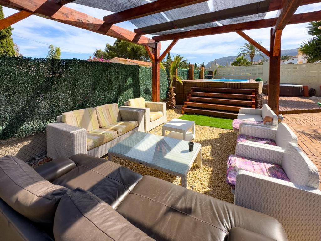 Calpe Chalet Privado Piscina A 5Min De La Playa Y Centro Jacuzzi Barbacoa Wifi Aire المظهر الخارجي الصورة
