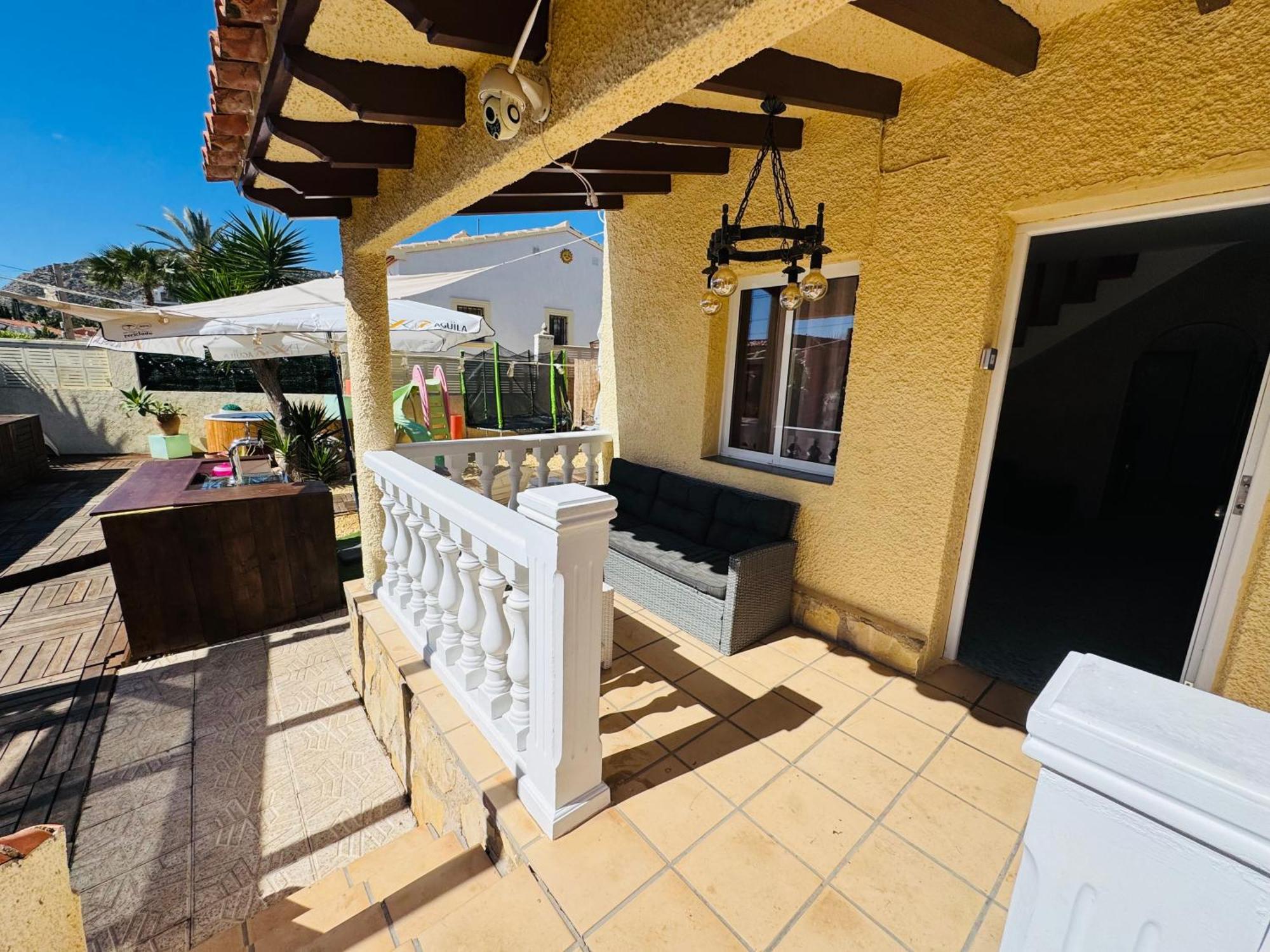 Calpe Chalet Privado Piscina A 5Min De La Playa Y Centro Jacuzzi Barbacoa Wifi Aire المظهر الخارجي الصورة
